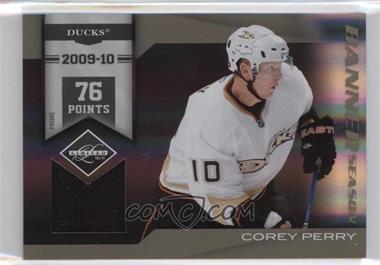 2010-11 Limited - Banner Season - Materials Prime #4 - Corey Perry /25