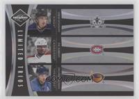 Drew Doughty, P.K. Subban, Zach Bogosian #/25