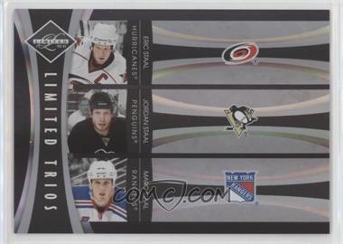 2010-11 Limited - Limited Trios - Silver Spotlight #SSS - Eric Staal, Jordan Staal, Marc Staal /25