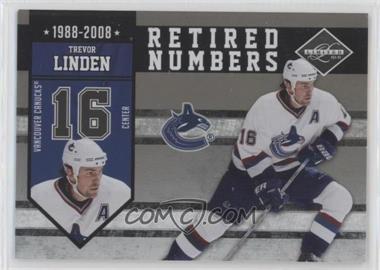 2010-11 Limited - Retired Numbers #15 - Trevor Linden /199