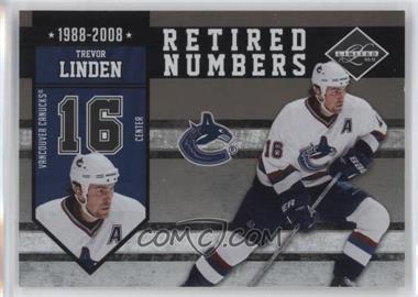 2010-11 Limited - Retired Numbers #15 - Trevor Linden /199