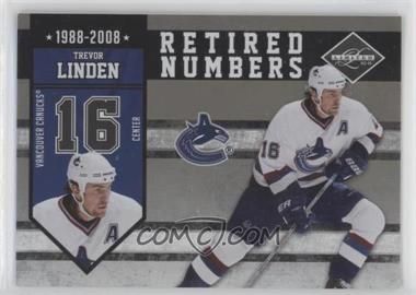 2010-11 Limited - Retired Numbers #15 - Trevor Linden /199