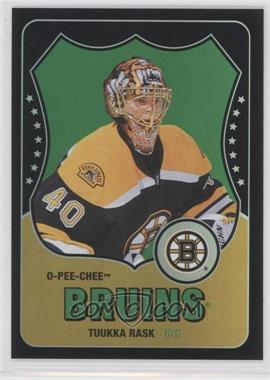 2010-11 O-Pee-Chee - [Base] - Black Rainbow Retro #161 - Tuukka Rask /100