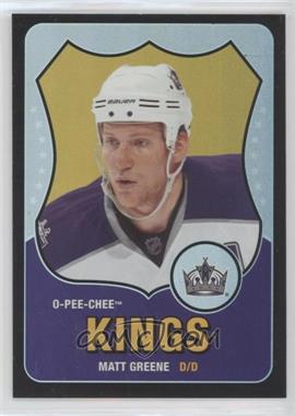 2010-11 O-Pee-Chee - [Base] - Black Rainbow Retro #454 - Matt Greene /100