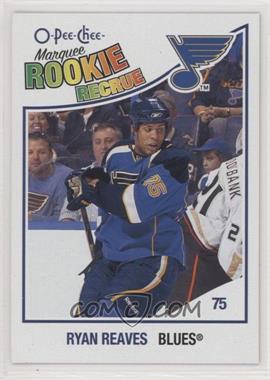 2010-11 O-Pee-Chee - [Base] #525 - Marquee Rookies - Ryan Reaves