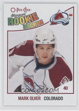 2010-11 O-Pee-Chee - [Base] #542 - Marquee Rookies - Mark Olver