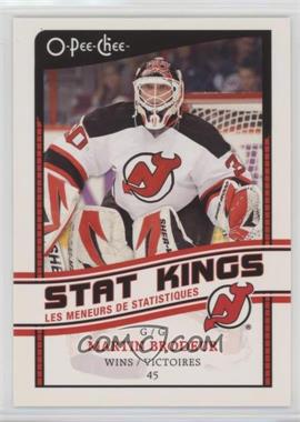 2010-11 O-Pee-Chee - Stat Kings #SK-16 - Martin Brodeur