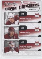 Radim Vrbata, Shane Doan, Ilya Bryzgalov