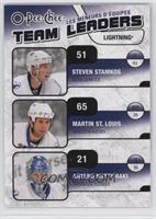 Steven Stamkos, Martin St. Louis, Antero Niittymaki