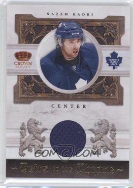 2010-11 Panini Crown Royale - Heirs to the Throne - Material #NK - Nazem Kadri /250