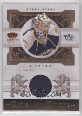 2010-11 Panini Crown Royale - Heirs to the Throne - Material #PR.1 - Pekka Rinne /250 [Noted]