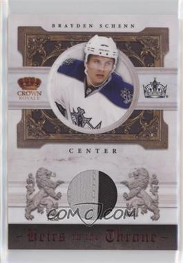 2010-11 Panini Crown Royale - Heirs to the Throne - Prime #BSC - Brayden Schenn /50