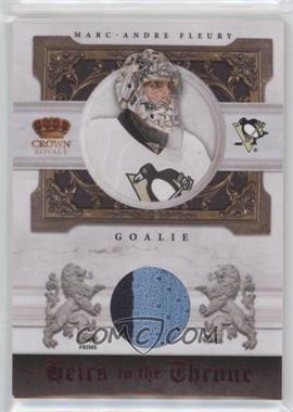 2010-11 Panini Crown Royale - Heirs to the Throne - Prime #MAF - Marc-Andre Fleury /50 [EX to NM]