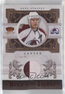 2010-11 Panini Crown Royale - Heirs to the Throne - Prime #PS - Paul Stastny /50
