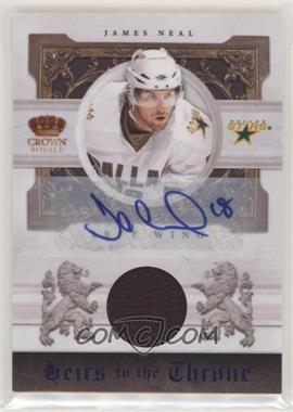 2010-11 Panini Crown Royale - Heirs to the Throne - Signature Materials #JN - James Neal /50