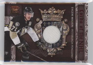 2010-11 Panini Crown Royale - Lords of the NHL - Materials #7 - Evgeni Malkin /99