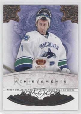 2010-11 Panini Crown Royale - Regal Achievements #20 - Roberto Luongo /499