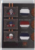 Carey Price, Michael Cammalleri, Scott Gomez #/50