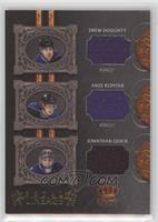 Drew Doughty, Anze Kopitar, Jonathan Quick #/100