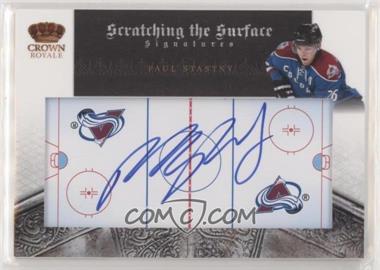 2010-11 Panini Crown Royale - Scratching the Surface Signatures #77 - Paul Stastny /100