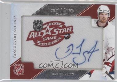 2010-11 Panini Dominion - NHL All-Star Manufactured Patch Signatures #23 - Daniel Sedin /15