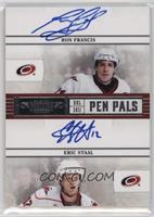 Eric Staal, Ron Francis #/50
