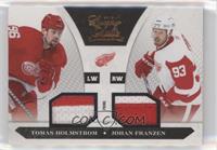 Dual Jersey - Tomas Holmstrom, Johan Franzen #/50