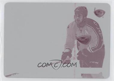 2010-11 Panini Luxury Suite - [Base] - Printing Plate Magenta #3 - Dustin Byfuglien /1