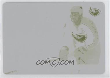 2010-11 Panini Luxury Suite - [Base] - Printing Plate Yellow #3 - Dustin Byfuglien /1