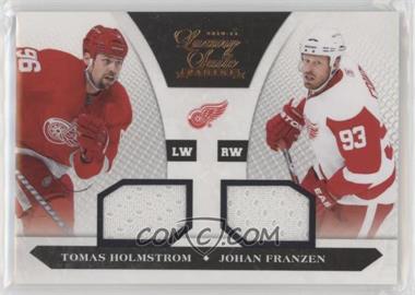 2010-11 Panini Luxury Suite - [Base] #83 - Dual Jersey - Tomas Holmstrom, Johan Franzen /599