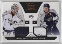 Dual Jersey - Pekka Rinne, Shea Weber #/599