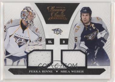 2010-11 Panini Luxury Suite - [Base] #87 - Dual Jersey - Pekka Rinne, Shea Weber /599