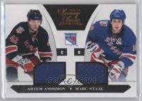 Dual Jersey - Artem Anisimov, Marc Staal #/599