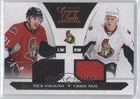 Dual Jersey - Nick Foligno, Chris Neil #/599