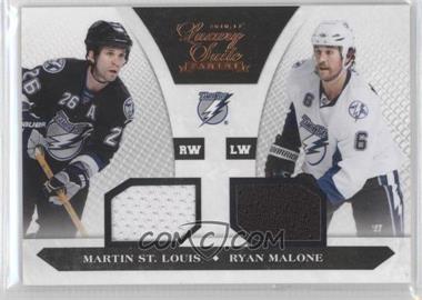 2010-11 Panini Luxury Suite - [Base] #94 - Dual Jersey - Martin St. Louis, Ryan Malone /599