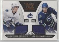 Dual Jersey - Alexandre Burrows, Mikael Samuelsson #/599