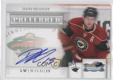 2010-11 Panini NHL Player of the Day - Hobby Shop Preferred Autographs #PODDH - Dany Heatley