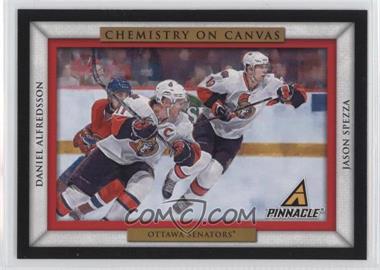 2010-11 Panini Pinnacle - Chemistry on Canvas #11 - Daniel Alfredsson, Jason Spezza