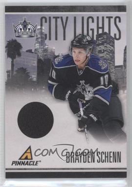 2010-11 Panini Pinnacle - City Lights - Materials #90 - Brayden Schenn /499