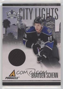 2010-11 Panini Pinnacle - City Lights - Materials #90 - Brayden Schenn /499