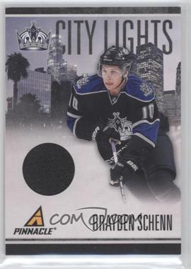 2010-11 Panini Pinnacle - City Lights - Materials #90 - Brayden Schenn /499