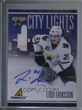 2010-11 Panini Pinnacle - City Lights - Signatures #33 - Loui Eriksson /100