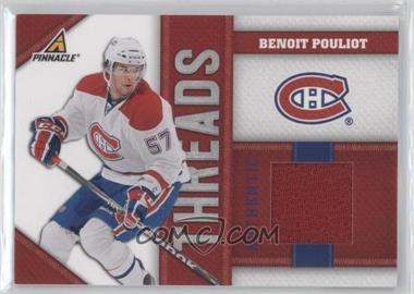 2010-11 Panini Pinnacle - Threads #BP - Benoit Pouliot /499