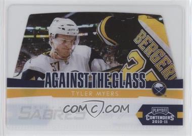 2010-11 Panini Playoff Contenders - Against the Glass #17 - Tyler Myers