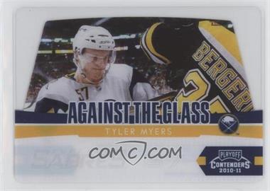 2010-11 Panini Playoff Contenders - Against the Glass #17 - Tyler Myers