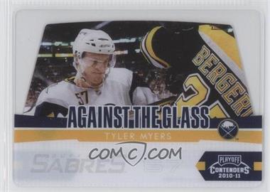 2010-11 Panini Playoff Contenders - Against the Glass #17 - Tyler Myers