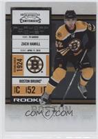 Rookie Ticket - Zach Hamill #/100