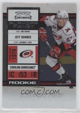 2010-11 Panini Playoff Contenders - [Base] - Playoff Ticket #126 - Rookie Ticket - Jeff Skinner /100