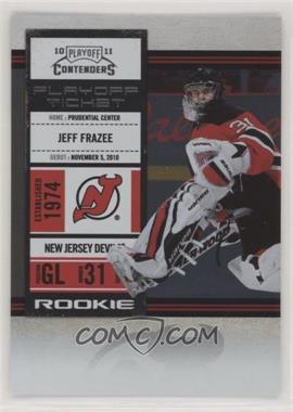 2010-11 Panini Playoff Contenders - [Base] - Playoff Ticket #145 - Rookie Ticket - Jeff Frazee /100
