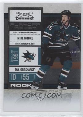 2010-11 Panini Playoff Contenders - [Base] - Playoff Ticket #158 - Rookie Ticket - Mike Moore /100